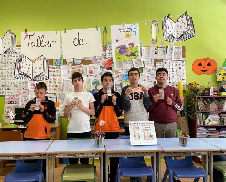 Feliz Día do Libro dende a aula de P.T